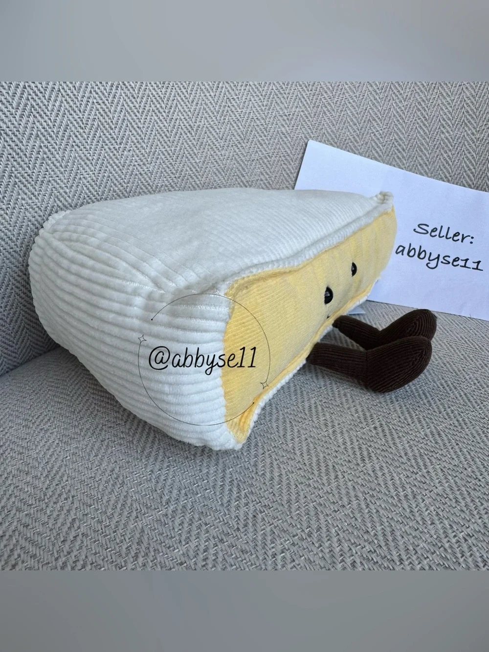 Jellycat Amuseables Brie - Authentic - Brand New With Tags - Fast Ship